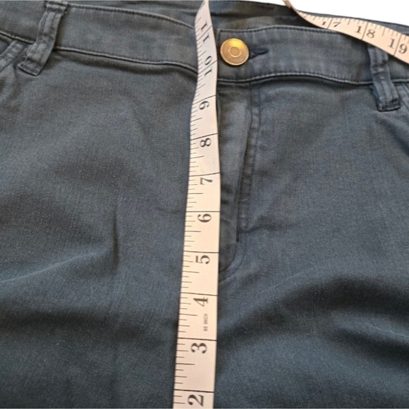 LANE BRYANT Green Denim Pants Ladies Casual Trousers Comfort Stretch Urban Style - Picture 7 of 11